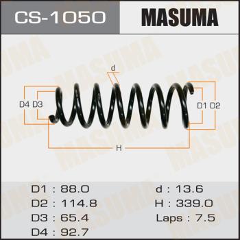 MASUMA CS-1050 - Пружина ходової частини avtolavka.club