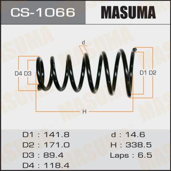 MASUMA CS-1066 - Пружина ходової частини avtolavka.club