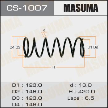 MASUMA CS-1007 - Пружина ходової частини avtolavka.club