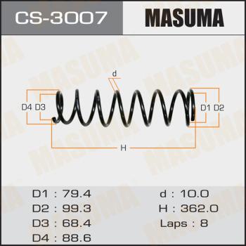 MASUMA CS-3007 - Пружина ходової частини avtolavka.club