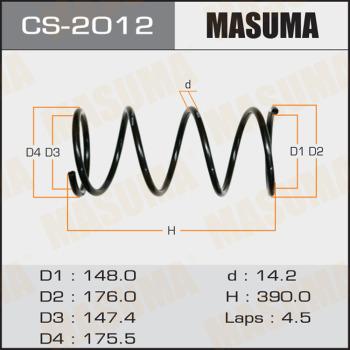 MASUMA CS-2012 - Пружина ходової частини avtolavka.club