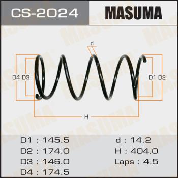 MASUMA CS-2024 - Пружина ходової частини avtolavka.club