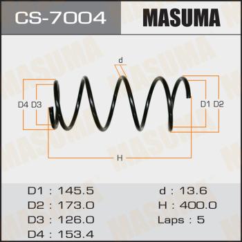 MASUMA CS-7004 - Пружина ходової частини avtolavka.club