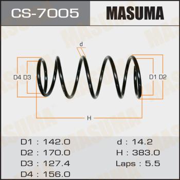 MASUMA CS-7005 - Пружина ходової частини avtolavka.club