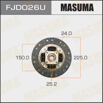 MASUMA FJD026U - Диск зчеплення avtolavka.club