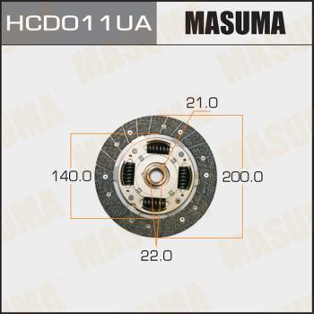 MASUMA HCD011UA - Диск зчеплення avtolavka.club
