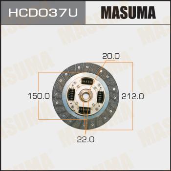 MASUMA HCD037U - Диск зчеплення avtolavka.club