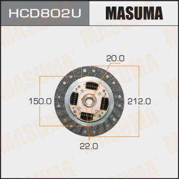 MASUMA HCD802U - Диск зчеплення avtolavka.club