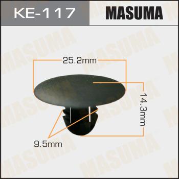 MASUMA KE-117 - Зажим, молдинг / захисна накладка avtolavka.club