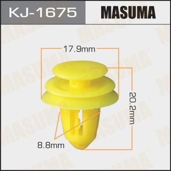 MASUMA KJ-1675 - Зажим, молдинг / захисна накладка avtolavka.club