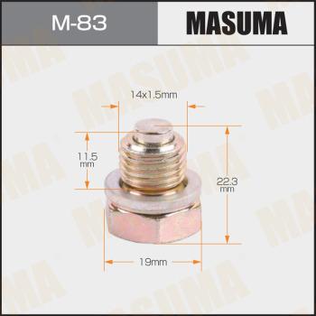 MASUMA M-83 - Різьбова пробка, масляний піддон avtolavka.club