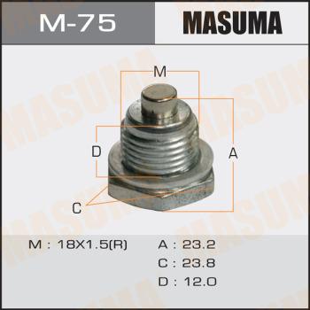 MASUMA M-75 - Різьбова пробка, масляний піддон avtolavka.club