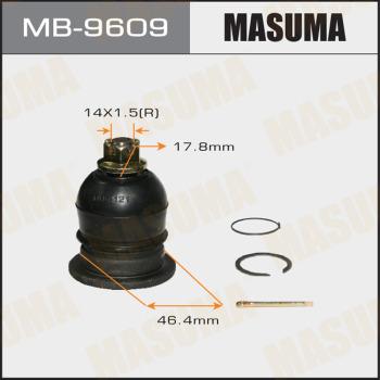 MASUMA MB-9609 - Шарова опора, несучий / направляючий шарнір avtolavka.club