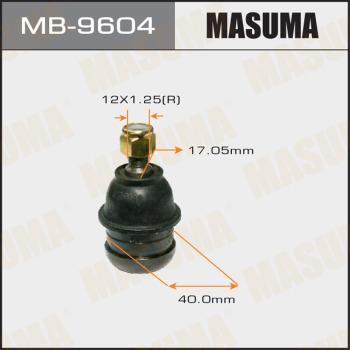 MASUMA MB-9604 - Шарова опора, несучий / направляючий шарнір avtolavka.club