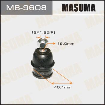 MASUMA MB-9608 - Шарова опора, несучий / направляючий шарнір avtolavka.club