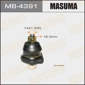 MASUMA MB-4391 - Шарова опора, несучий / направляючий шарнір avtolavka.club