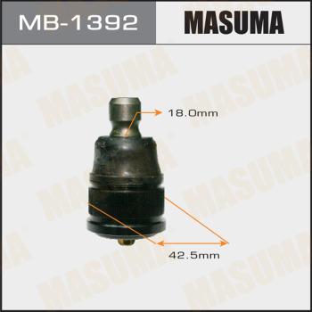 MASUMA MB-1392 - Шарова опора, несучий / направляючий шарнір avtolavka.club