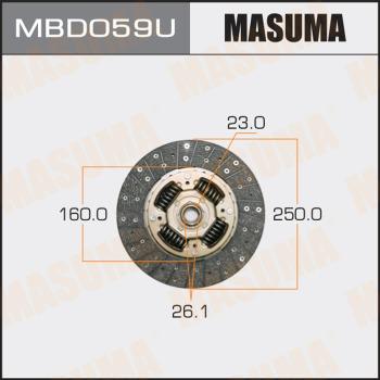 MASUMA MBD059U - Диск зчеплення avtolavka.club