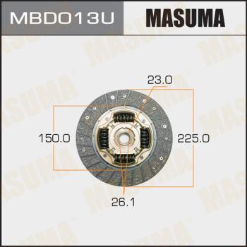 MASUMA MBD013U - Диск зчеплення avtolavka.club