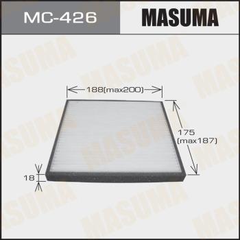 MASUMA MC-426 - Фільтр, повітря у внутрішній простір avtolavka.club