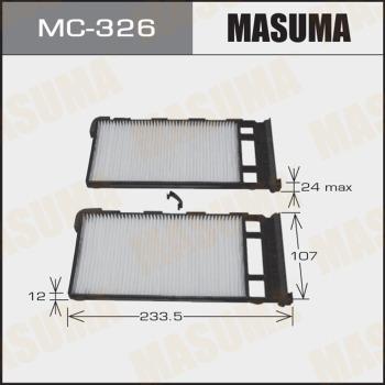 MASUMA MC-326 - Фільтр, повітря у внутрішній простір avtolavka.club