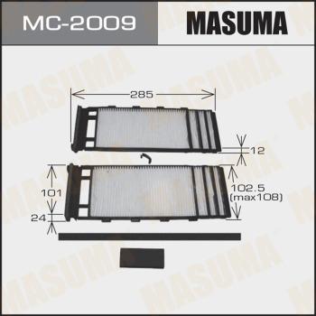 MASUMA MC-2009 - Фільтр, повітря у внутрішній простір avtolavka.club