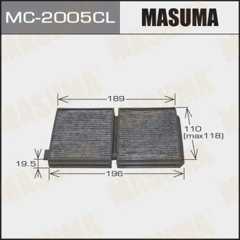 MASUMA MC-2005CL - Фільтр, повітря у внутрішній простір avtolavka.club