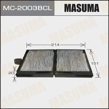 MASUMA MC-2003BCL - Фільтр, повітря у внутрішній простір avtolavka.club