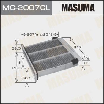 MASUMA MC-2007CL - Фільтр, повітря у внутрішній простір avtolavka.club