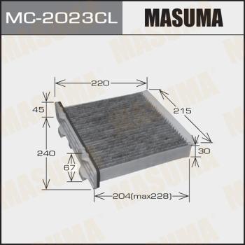 MASUMA MC-2023CL - Фільтр, повітря у внутрішній простір avtolavka.club