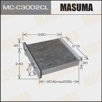 MASUMA MC-C3002CL - Фільтр, повітря у внутрішній простір avtolavka.club