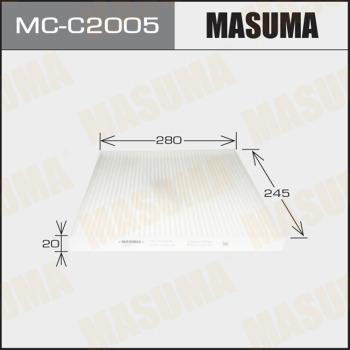 MASUMA MC-C2005 - Фільтр, повітря у внутрішній простір avtolavka.club