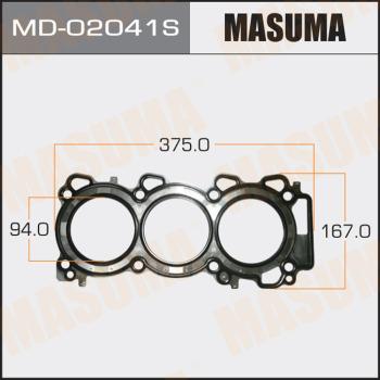 MASUMA MD-02041S - Прокладка, головка циліндра avtolavka.club