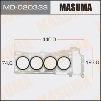 MASUMA MD-02033S - Прокладка, головка циліндра avtolavka.club