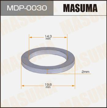MASUMA MDP-0030 - Кільце ущільнювача, нарізна пробка мастилозливного отвору avtolavka.club
