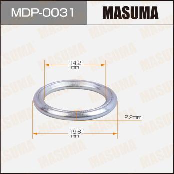MASUMA MDP-0031 - Кільце ущільнювача, нарізна пробка мастилозливного отвору avtolavka.club