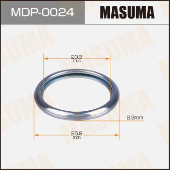 MASUMA MDP-0024 - Кільце ущільнювача, нарізна пробка мастилозливного отвору avtolavka.club