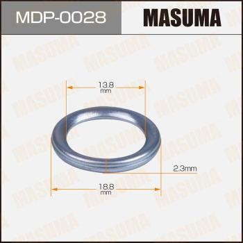 MASUMA MDP-0028 - Кільце ущільнювача, нарізна пробка мастилозливного отвору avtolavka.club