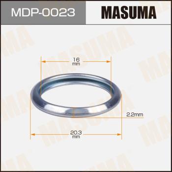 MASUMA MDP-0023 - Кільце ущільнювача, нарізна пробка мастилозливного отвору avtolavka.club