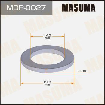 MASUMA MDP-0027 - Кільце ущільнювача, нарізна пробка мастилозливного отвору avtolavka.club