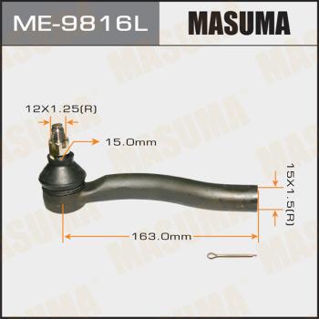 MASUMA ME-9816L - Наконечник рульової тяги, кульовий шарнір avtolavka.club