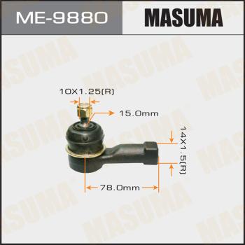 MASUMA ME-9880 - Наконечник рульової тяги, кульовий шарнір avtolavka.club