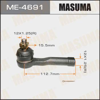 MASUMA ME-4691 - Наконечник рульової тяги, кульовий шарнір avtolavka.club