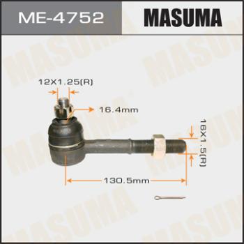 MASUMA ME-4752 - Наконечник рульової тяги, кульовий шарнір avtolavka.club