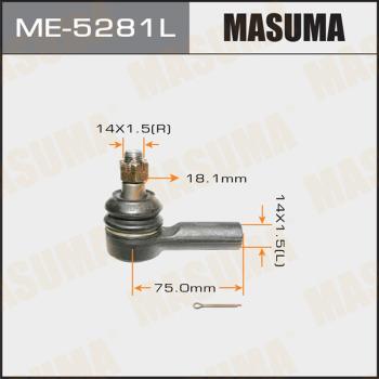 MASUMA ME-5281L - Наконечник рульової тяги, кульовий шарнір avtolavka.club