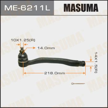 MASUMA ME-6211L - Наконечник рульової тяги, кульовий шарнір avtolavka.club