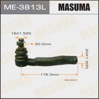 MASUMA ME-3813L - Наконечник рульової тяги, кульовий шарнір avtolavka.club