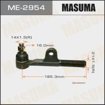 MASUMA ME-2954 - Наконечник рульової тяги, кульовий шарнір avtolavka.club