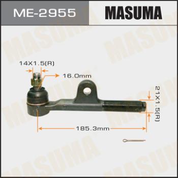 MASUMA ME-2955 - Наконечник рульової тяги, кульовий шарнір avtolavka.club