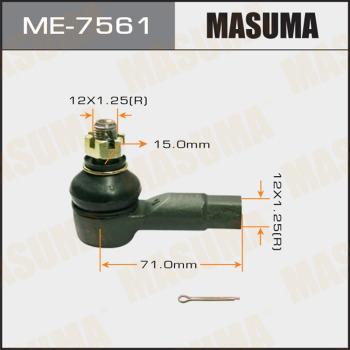 MASUMA ME-7561 - Наконечник рульової тяги, кульовий шарнір avtolavka.club